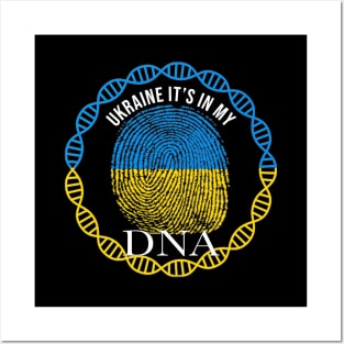 Ukraine Its In My DNA - Gift for Ukrainian From Ukraine Posters and Art